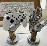 1pc Resin Steampunk Mechanical Arm, Gaming Controller Stand, Power-Free Unique Desktop Decor, Versatile Indoor/Outdoor Collectible Figurine for Game Room, Home, Holiday Decor, Perfect Gift for Gamers 432 sold Sold by Shangyu Crafts Factory